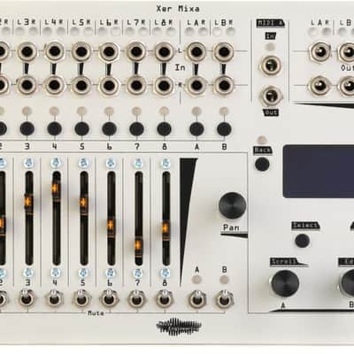 Noise Engineering Xer Mixa Stereo Mixer Eurorack Module - Silver image 2