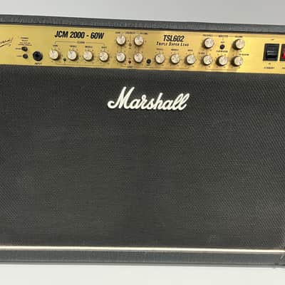 Marshall JCM 2000 TSL 602 Triple Super Lead 3-Channel 60-Watt 2x12" Combo 2000s - Black image 1