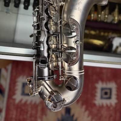 Cannonball Hotspur T5 Silver Black Big Bell Stone Series Tenor Saxophone image 17