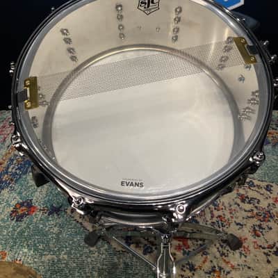 SJS - Alpha Steel 6.5x14" Snare Drum, 20-Lug 2018-2020 - Chrome image 14