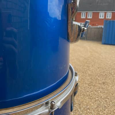 Premier Baron drum kit 1970s - Polychromatic Blue image 20
