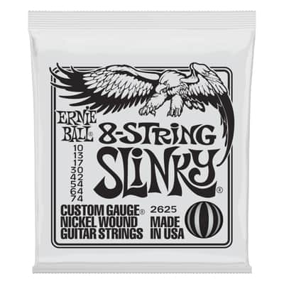 Ernie Ball EB2625 8-String Slinky Guitar 8-Strings 10-74 - Electric Guitar Strings image 1