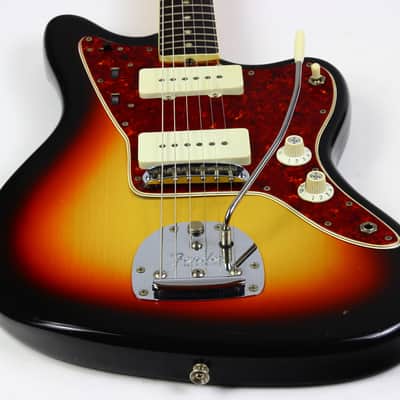 1966 Fender Jazzmaster Sunburst w Original Case CLEAN Vintage Guitar Dots and Bound! image 16
