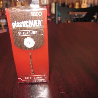 Rico Plasticover Bb Clarinet Reeds Strength 4 Box of 5 RRP05BCL400 image 2