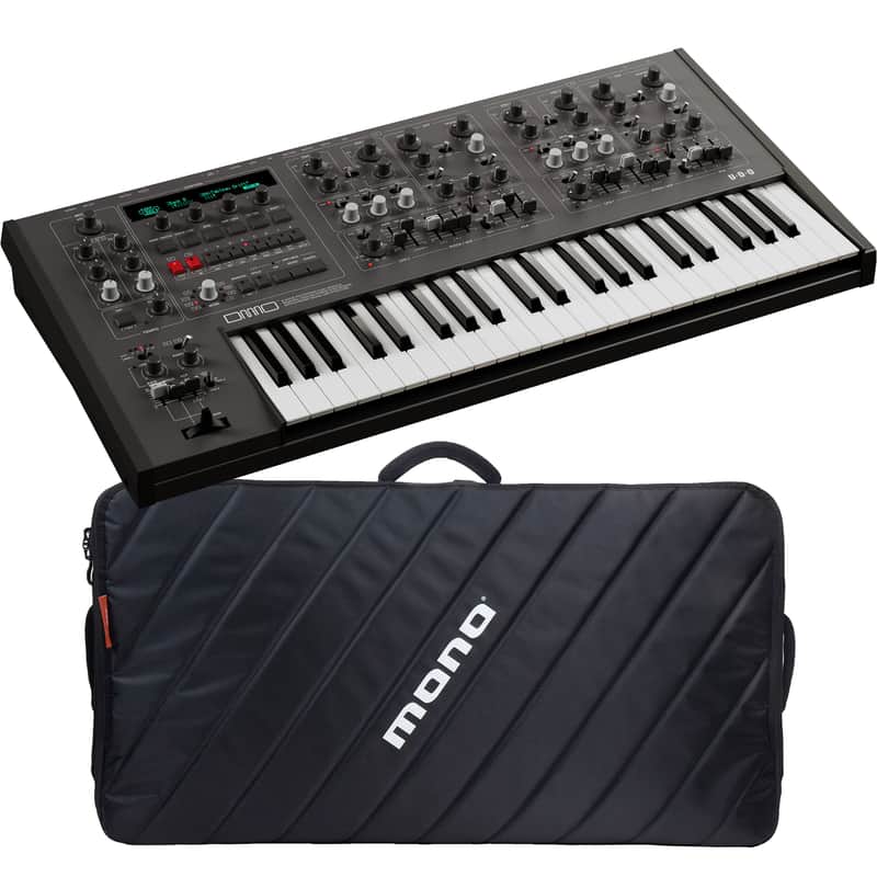 UDO Audio DMNO 8-Voice Polyphonic Keyboard Synthesizer - Black CARRY BAG KIT [Pre-Order] image 1