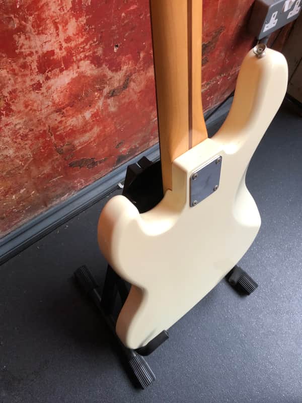 Fender Squier Silver Series MIJ Jazz Bass 1994 Off White | Reverb