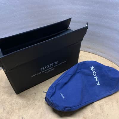 SONY ELECTRET CONDENSER  ECM- 56F MICROPHONE CASE- RARE! VINTAGE! MAKE OFFER! image 1