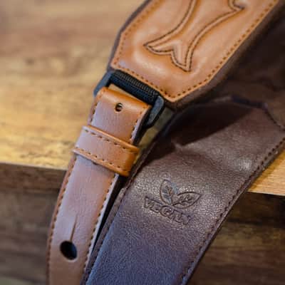 Taylor Vegan Leather Guitar Strap - Tan 2.75" (4202-27) image 9
