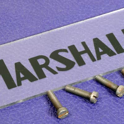 Set Of Four Marshall '60s-'70s Vintage 'Short' Speaker Mounting Machine Screws image 1