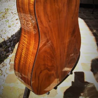 Rose Creek Guitars Custom "Martin Style" D-12 fret Beautiful 4A Spruce/Koa/Madi/Adi 2022 Beautiful Tone! As-new, Last Final Sale Price! image 5