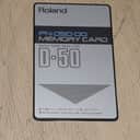 Roland D-50 Factory Presets Memory Card