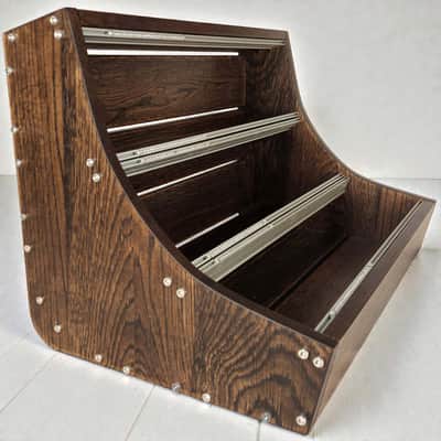9U / 104hp Eurorack case MARIA • Dark oak • Rails + M3 nuts / Unpowered image 1