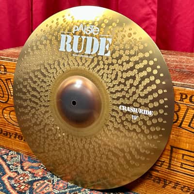 19" Paiste RUDE Crash/Ride Cymbal 2124g *Video* image 2