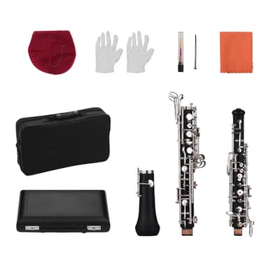 Professional C Key Oboe - Semi-Automatic Style with Silver-Plated Keys image 5
