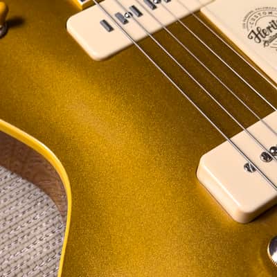 Heritage Custom Shop Factory Special H-150 P90 Guitar with Staple P90 Neck, Gold Top image 4
