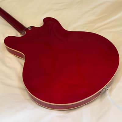 2012 Epiphone Casino - Last of the Made in Korea (MIK) Casinos - Cherry - Free Pro Setup - 5.9 lbs image 10