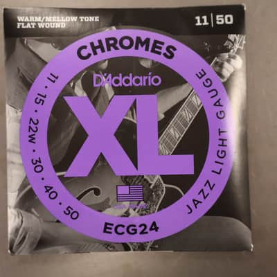 D'addario ECG-24 Chromes Jazz Lite 11-50 image 1
