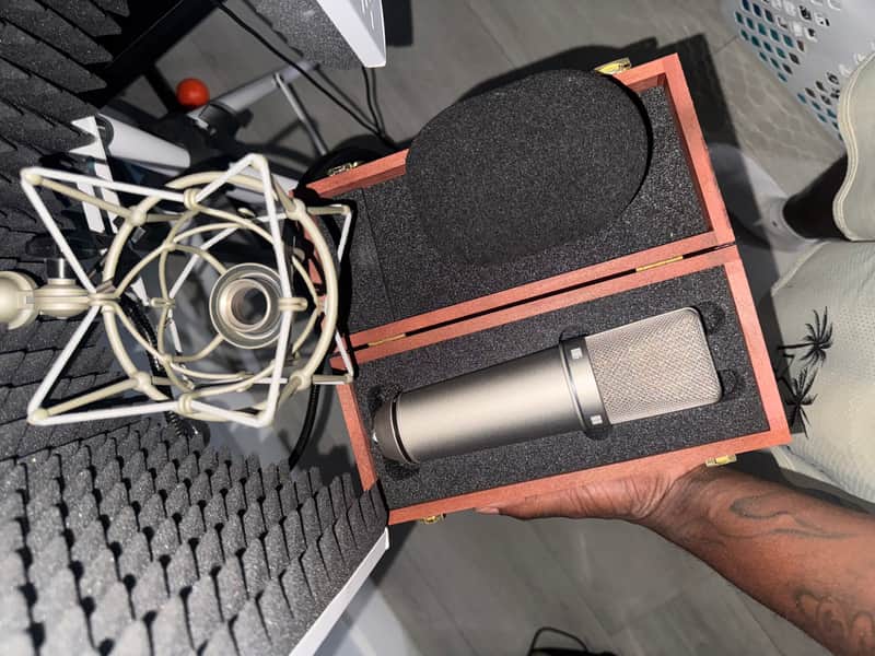 Neumann U 87 Ai Large Diaphragm Multipattern Condenser Microphone 1986 - Present - Nickel image 1