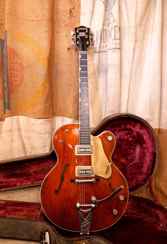 Gretsch 6122 Chet Atkins Country Gentleman  1960 Natural Walnut Stain image 1
