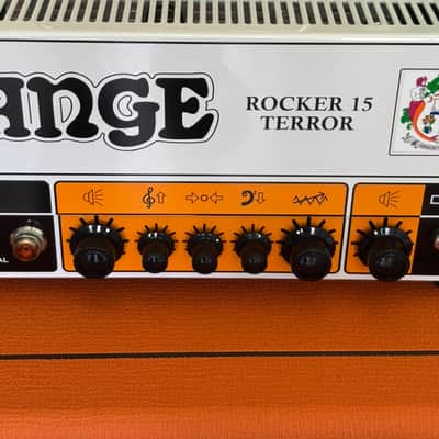 Orange Rocker 15 Terror 2-Channel 15-Watt Guitar Amp Head - White image 3