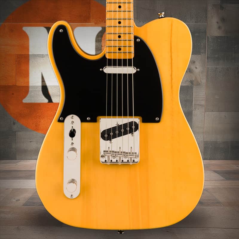 Squier Classic Vibe '50s Telecaster Left-Handed - Maple Fingerboard - Butterscotch Blonde image 1