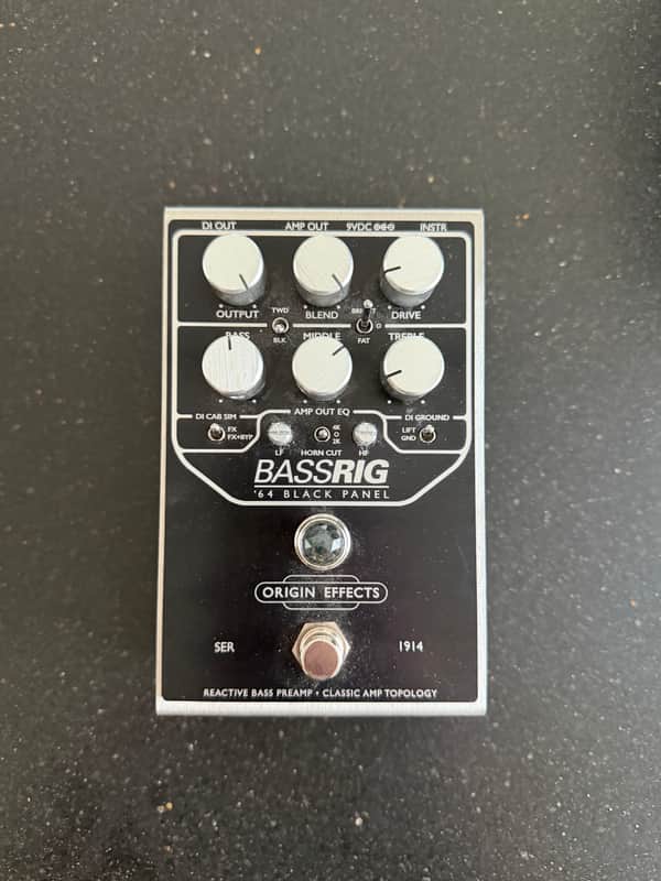 Origin Effects BASSRIG '64 Black Panel
