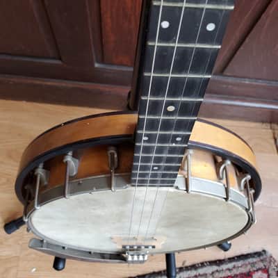 Antique 1930s Sterling Tenor Banjo ~ New Tailpiece and Bridge ~ With NOCC ~*SALE*~ See Video! image 11