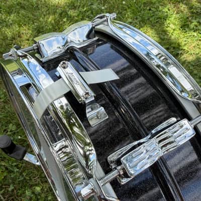 Ludwig LM404 Acrolite 5x14" 8-Lug Black Galaxy Snare Drum image 14