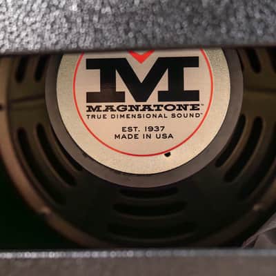 Magnatone Kingston 12W 1x12” Combo Amp w/ Reverb – Black w/ Brown Grill image 9