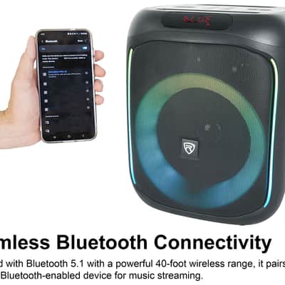 2 Rockville ROCKBOX PRO V2 6.5" 150w Portable Bluetooth Speakers w/Wireless Link image 5