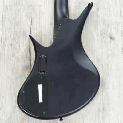 Legator HB5F Multi-Scale 5-String Bass, Satin Black Burl image 4