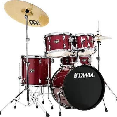 Tama IE58C Imperialstar 10 / 12 / 14 / 18 / 5x14" 5pc Drum Set with Meinl HCS Cymbals and Hardware