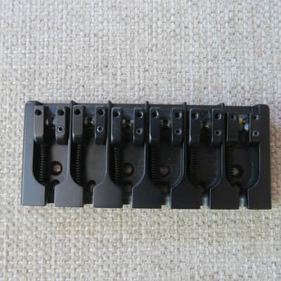 Hipshot A Style 6 String Brass Bridge .708" / 18mm Spacing image 2