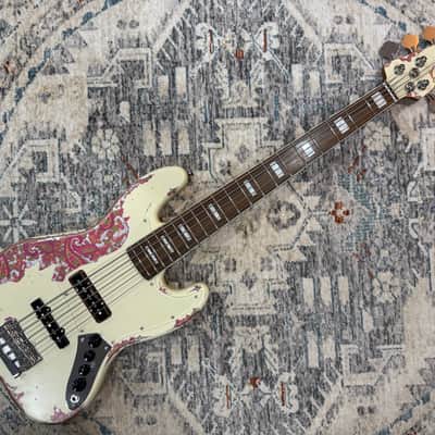 Dhatarattha DEB5 Jazz Bass 5 string - PAISLEY RELIC image 1