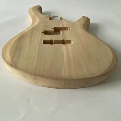 Unfinished 4 String Bass Guitar Basswood Body image 4