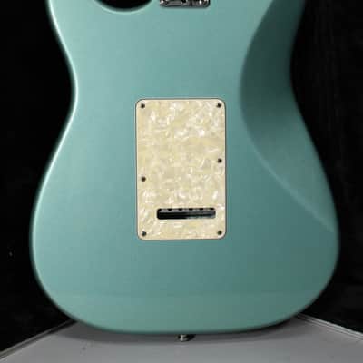 1997 Fender American Standard Stratocaster Teal Green Metallic Finish w/OHSC image 4