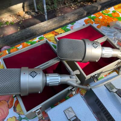MINT Neumann M49 Stereo pair (consecutive serials) plus all extra's DREAM-PAIR! image 7