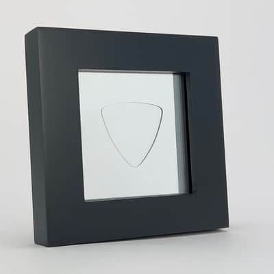 3" x 3" Double Sided Guitar Pick Display, CLEAR #346 Triangle Bass Shape image 8