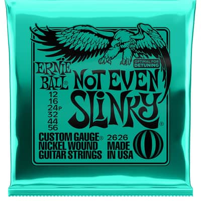 Ernie Ball 2626 Not Even Slinky Nickel Wound Electric Guitar Strings 12 56 Gauge image 1
