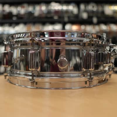 Vintage Rogers 5x14" Fullerton Era Powertone Chrome over Brass Snare Drum image 8