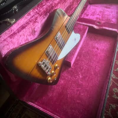 1977 GIBSON THUNDERBIRD BICENTENNIAL BASS - SUNBURST - WITH ORIGINAL HARD CASE image 2
