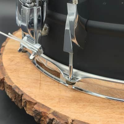 Canopus Aluminum Alloy Snare Drum 14x6 Jet Black image 7
