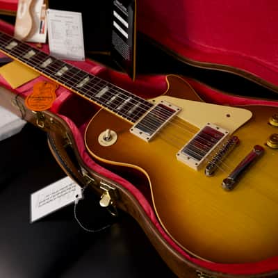 Gibson Custom Shop 1958 Les Paul Standard 2022 Iced Tea Burst image 11