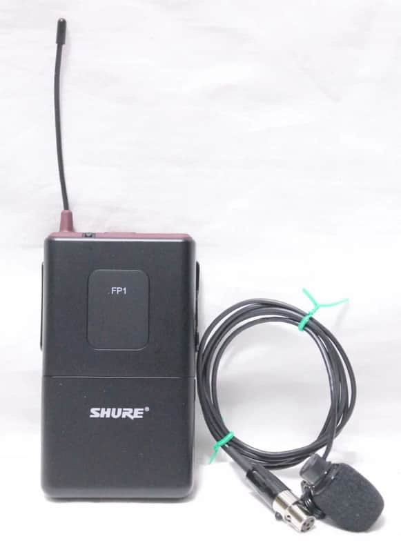 Transmiter SHURE FP1 L4E 638-662 MHz + Lavalier Microphone SHURE 183 image 1