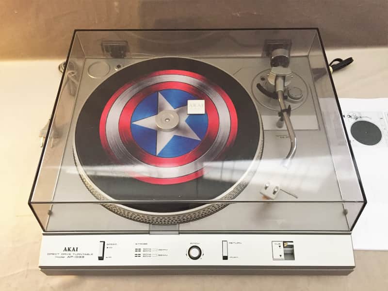 Platine Vinyle Direct Drive Japonaise - AKAI AP D33 - Label Emmaüs
