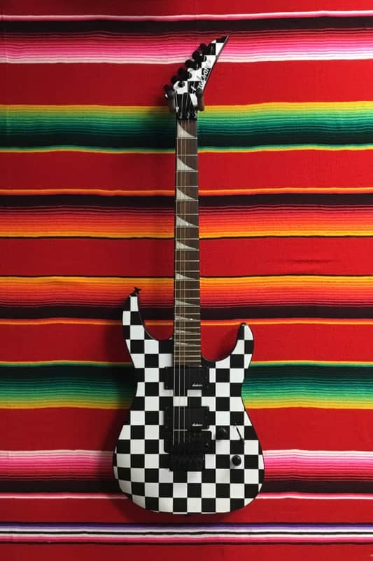 Jackson X Series Soloist SLX DX Checkered Past 2022 - Black/White Checker image 1