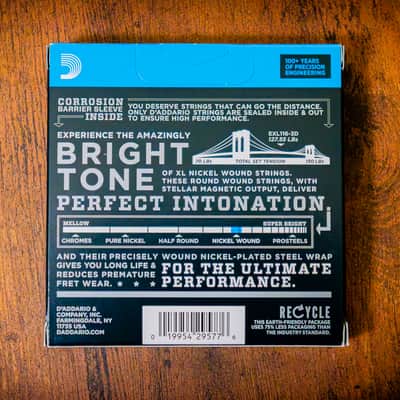 30 SETS - D'Addario EXL116 Nickel Wound Medium Top / Heavy Bottom Electric Guitar Strings, 11-52 (Brand New/Sealed) image 3