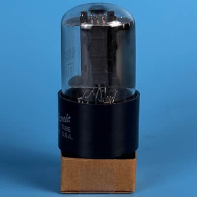 1958 General Electric 6SN7GT vintage Grey Plated Vacuum Tube! Tests Good! T576 image 3