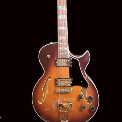 IVY-IJZ-300 Semi Hollow Jazz Guitar-Sunburst- Fully Set up image 5