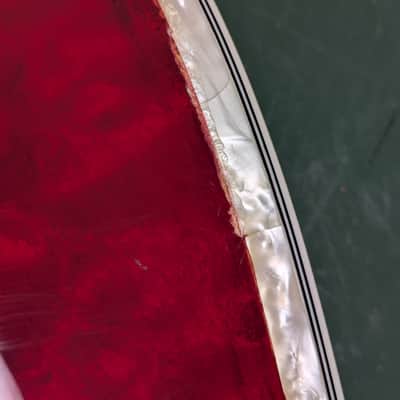 B.C. Rich Eagle DLX 00's Archtop See Thru Red image 17